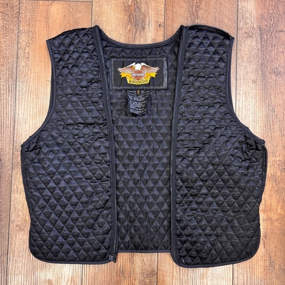 Harley-Davidson Other - Harley Davidson An American Legend Men's Black Removable Vest Liner Quilted S